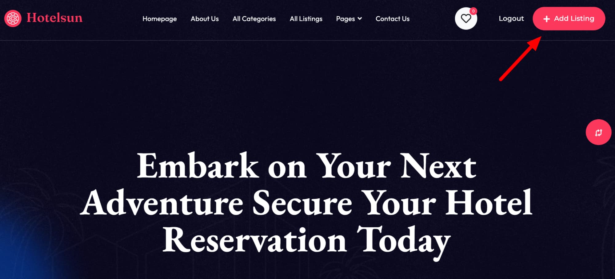 hotel Add Listing