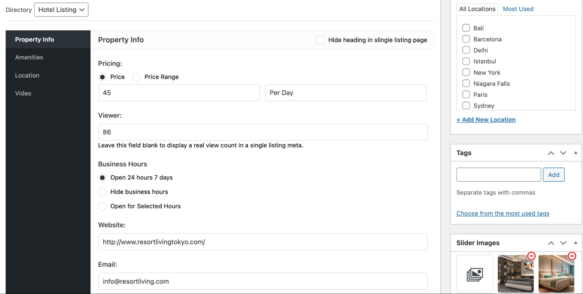 make listing