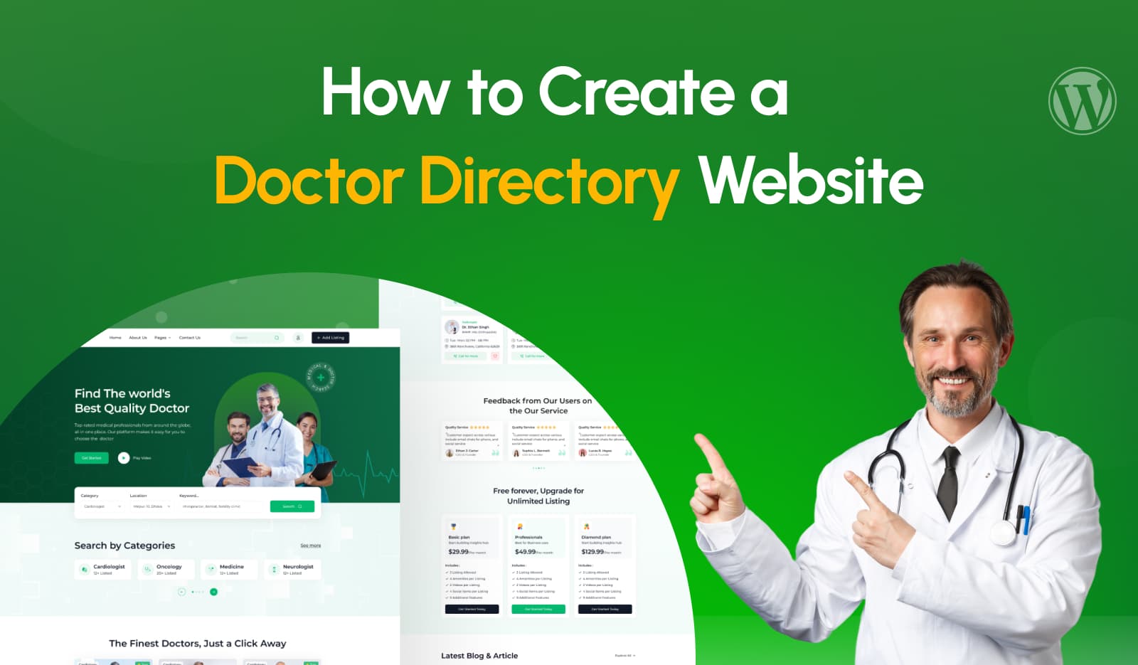 How to Create a Doctor Directory Website