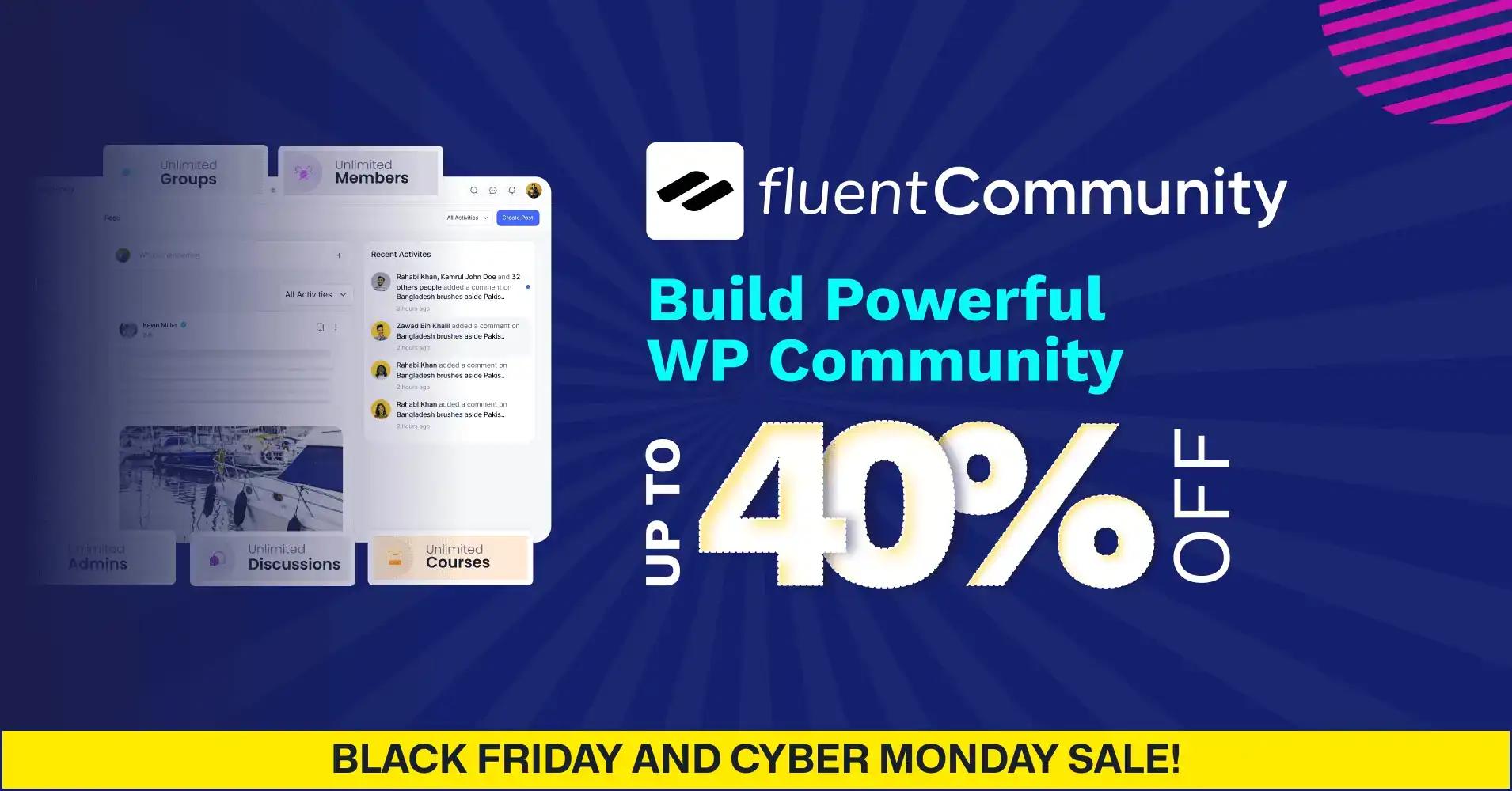 wordpress black friday and cyber monday deal