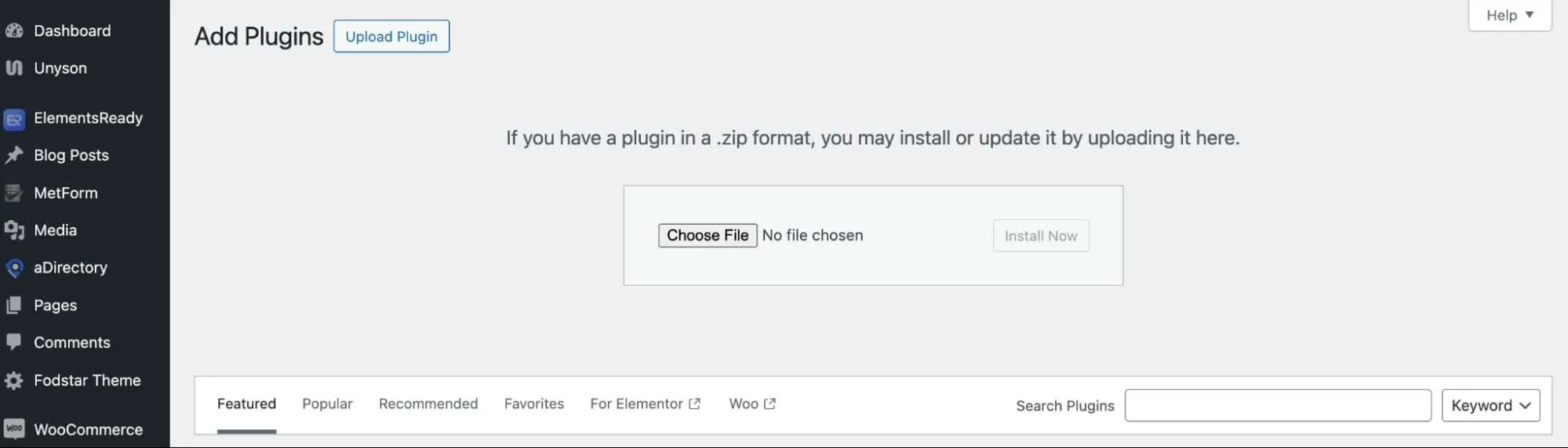 Add New Plugin
