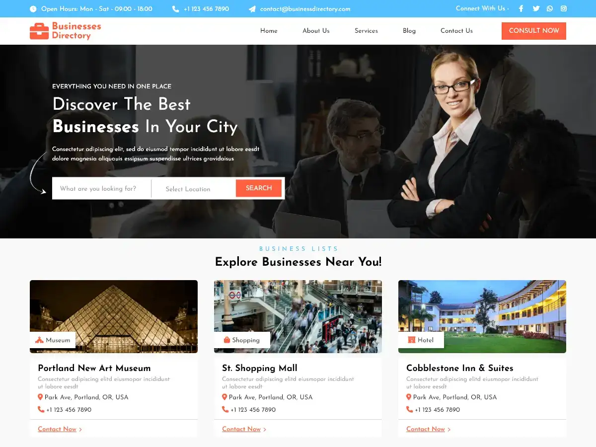 Top WordPress Directory Themes with Elementor Support
