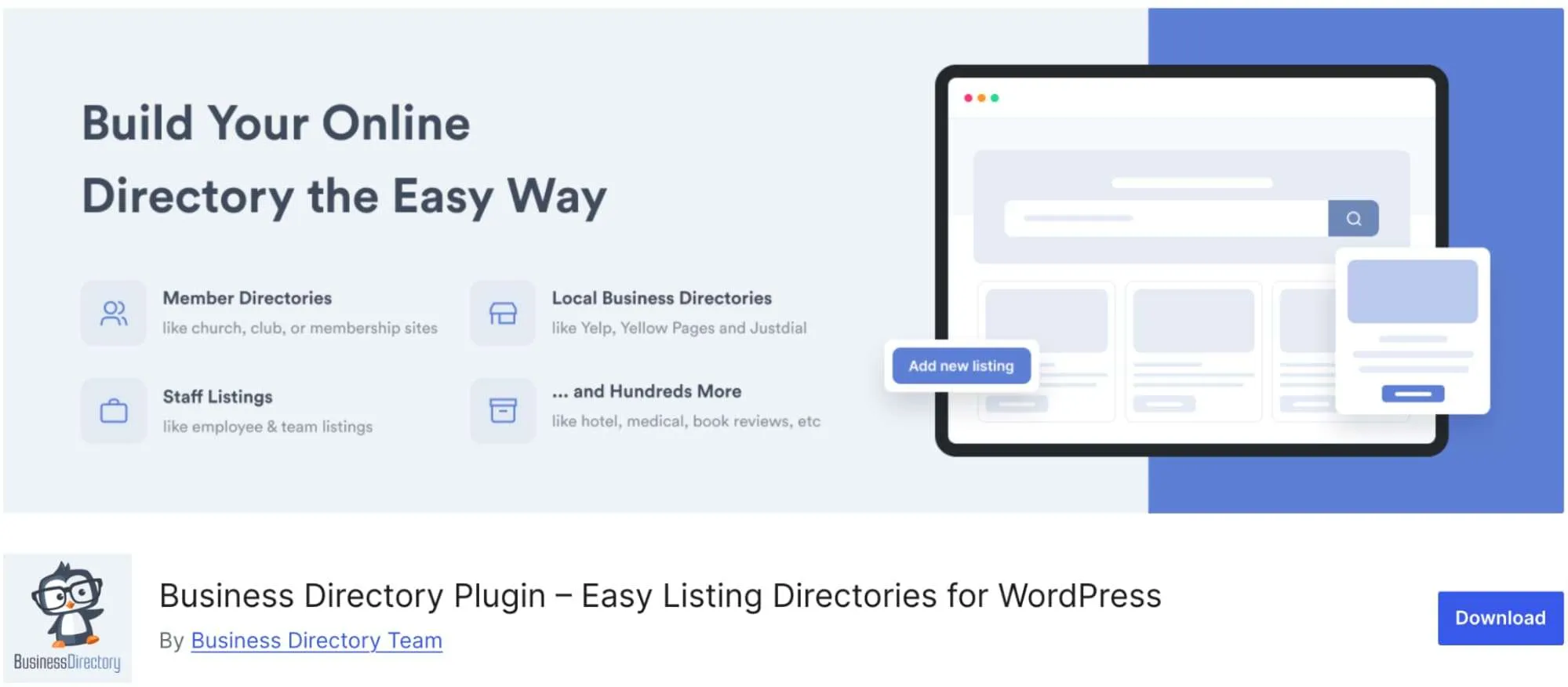 Business directory plugin