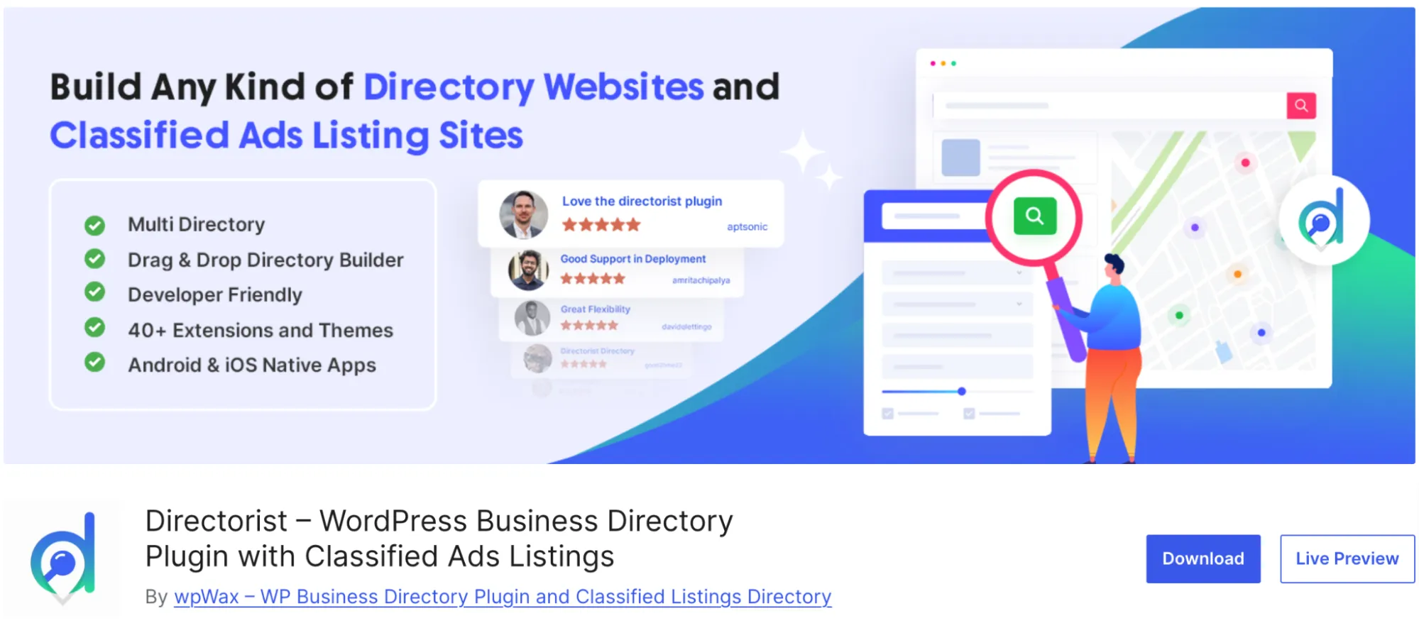 directory plugin that works with bricks builder