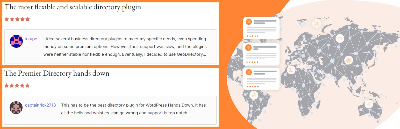 GeoDirectory Vs aDirectory