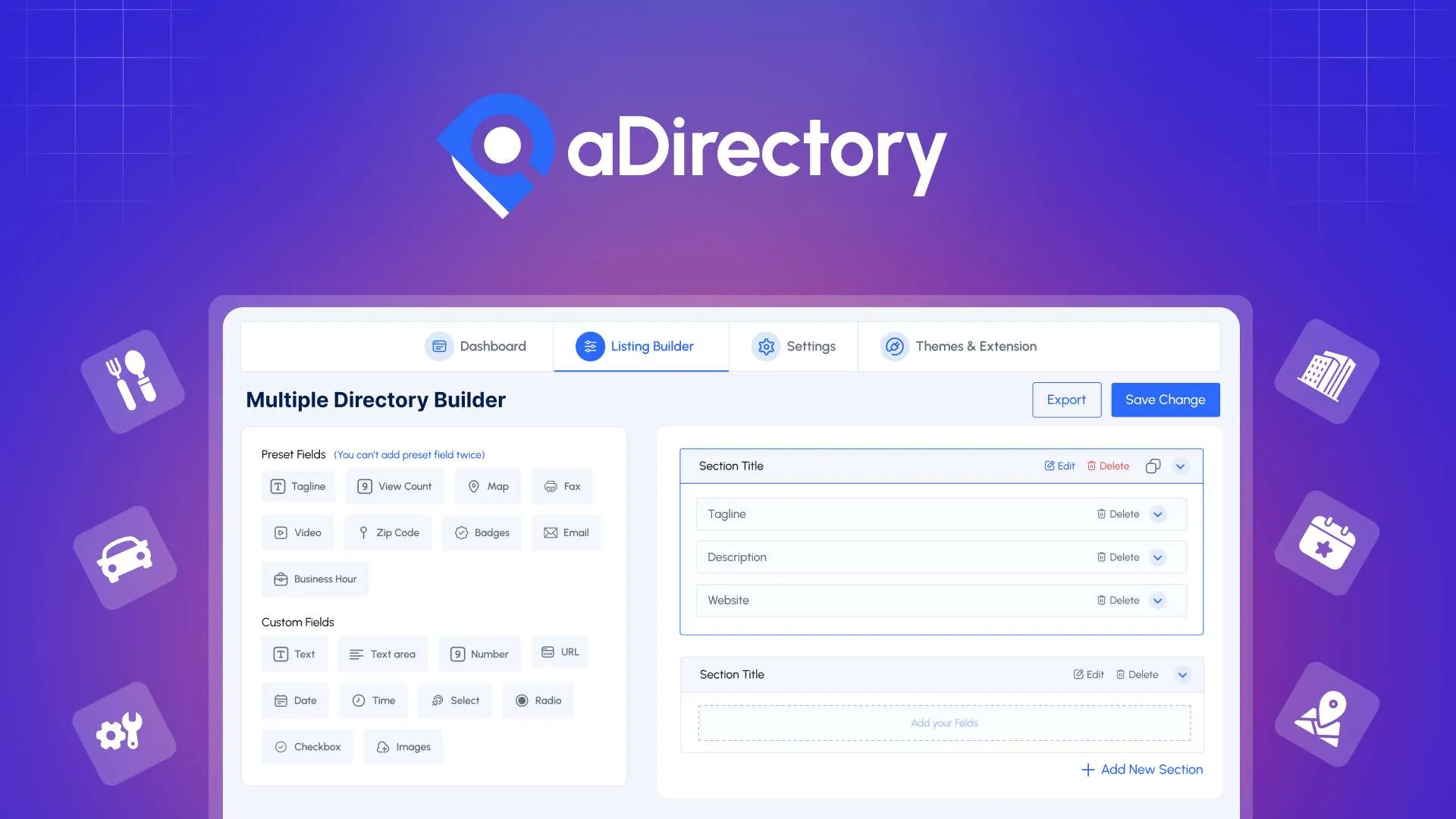 aDirectory Addon – Best WordPress Directory Plugin Features