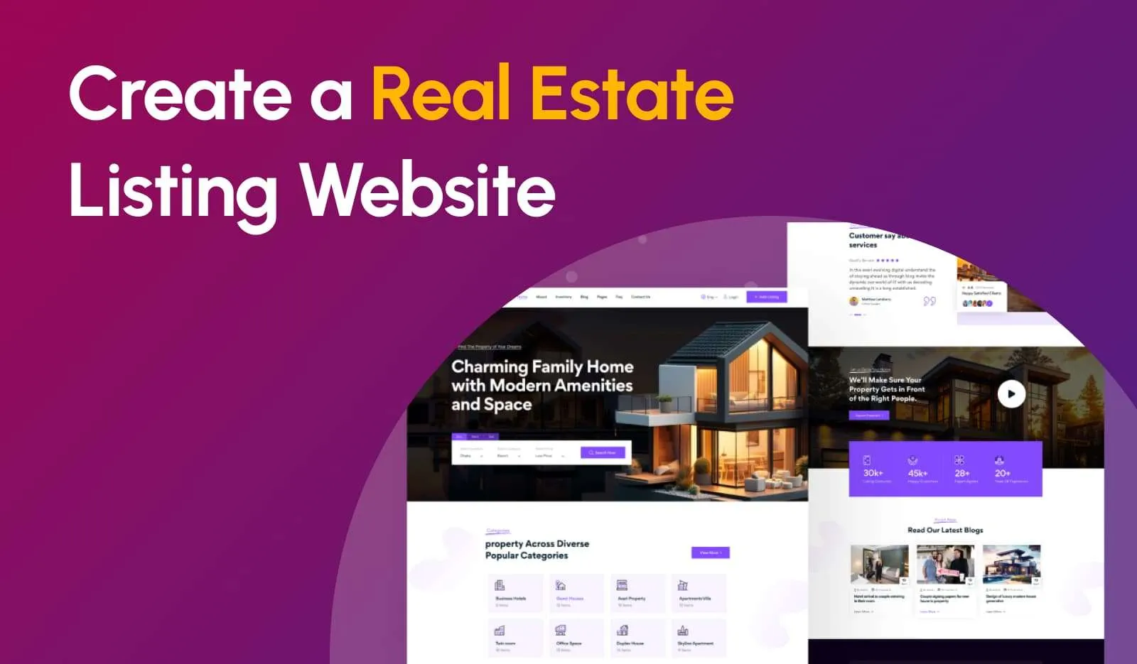 How to Create a Real Estate Listing Website