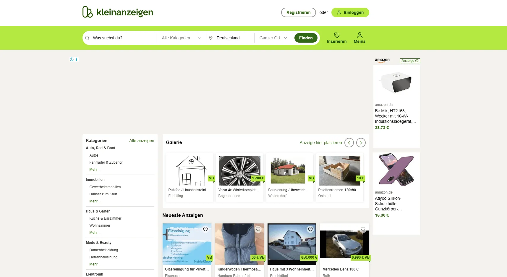 Germany classified submission sites
