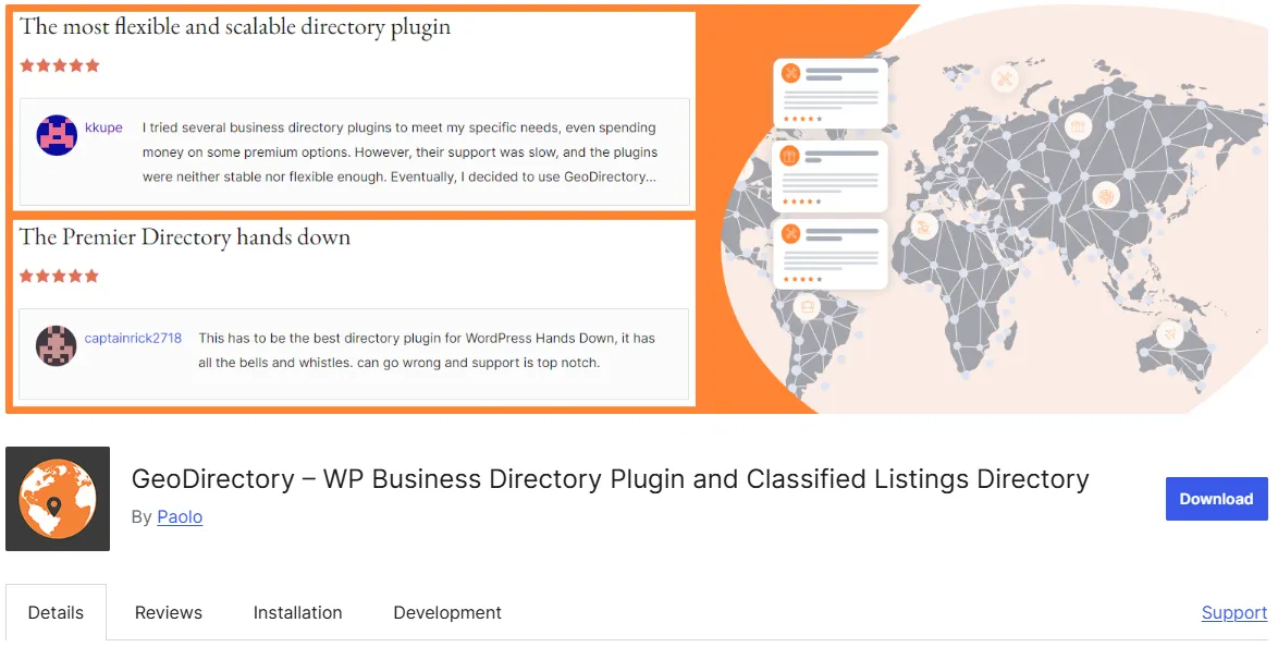 wordpress directory plugin that works with bricks builder