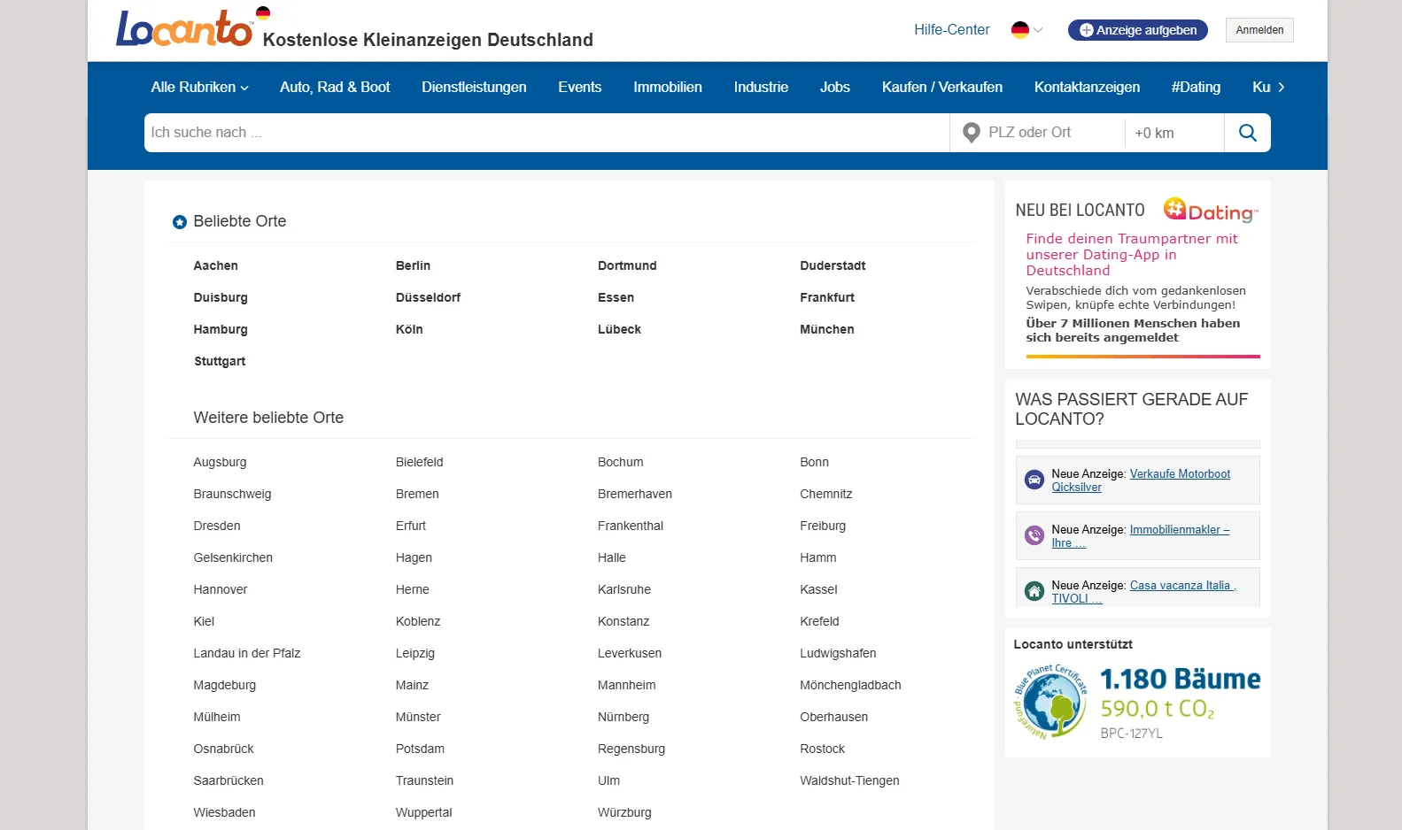 Germany classified submission sites