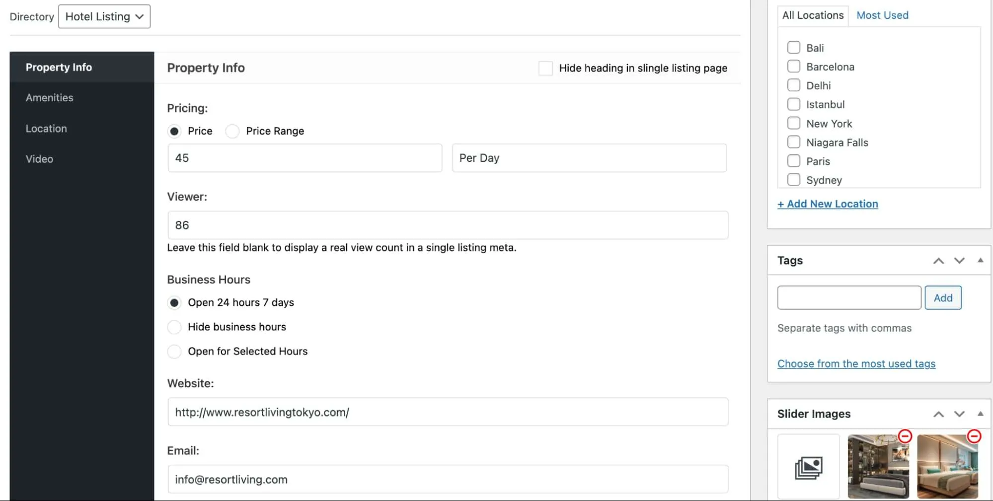 make listing