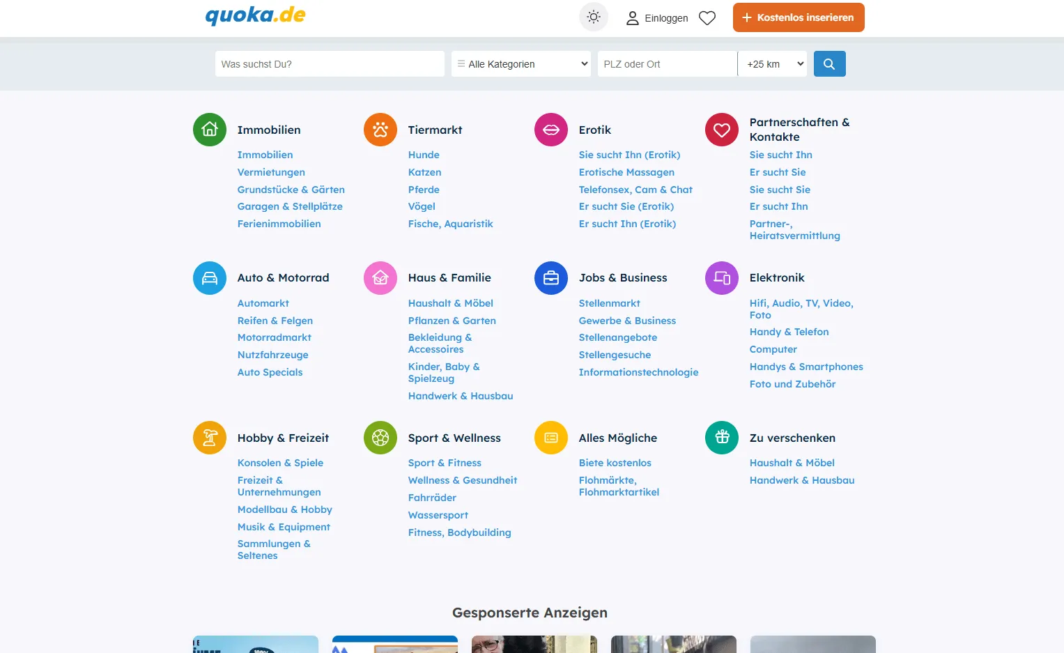 Germany classified submission sites